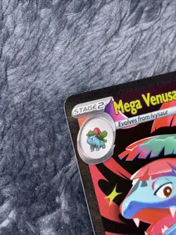 Mega Venusaur EX SIR 177/132 Mega Evolution English Pokemon TCG Near Mint Card - Image 4
