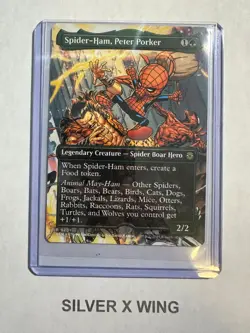 Spider-Ham, Peter Porker (Borderless) x1, MTG, Marvel's Spider-Man, SPM, NM - Image 1