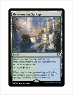 1x Rejuvenating Springs, Magic the Gathering MTG NM - Image 1