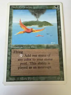 Magic The Gathering Birds of Paradise (Revised Edition) - Image 1