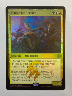 MTG - Temur Battlecrier - Promo FOIL - Tarkir: Dragonstorm - Image 1