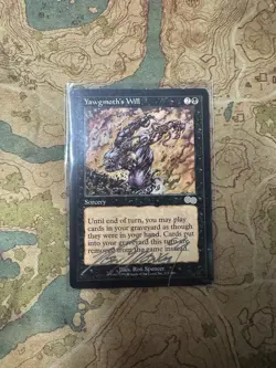 Yawgmoth's Will Urza's Saga Regular signed by Ron Spencer - Image 1
