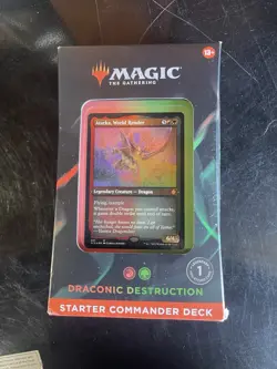 Magic: The Gathering Starter Commander Deck - Draconic Destruction (Red-Green) - Image 1