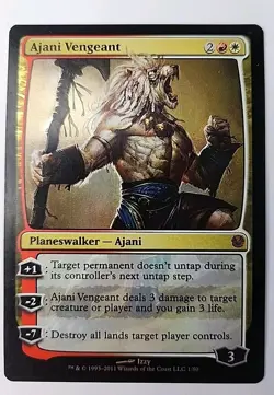 Ajani Vengeant (Foil) - Duel Decks: Ajani vs. Nicol Bolas (DDH) - MP - MTG - Image 1