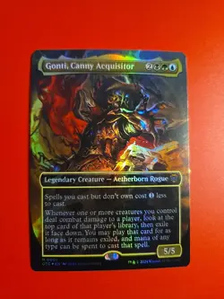 MTG *FOIL* Gonti, Canny Acquisitor (Borderless) - Thunder Junction - OTC Mythic - Image 1