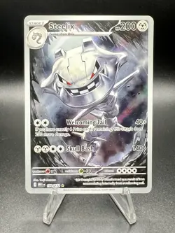 Pokemon TCG Steelix 150/132 Full Art Illustration Rare Holo Mega Evolution EN - Image 1