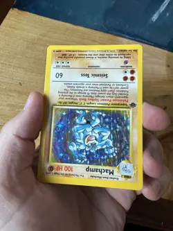 Pokemon TCG - Machamp - 8/102 - Holo - Rare - 1st Edition - Base Set LP - Image 4