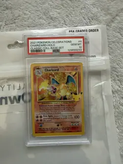 2021 Pokemon SWSH Celebrations Charizard Classic Collection #4/102 PSA 10 - Image 1