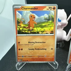 Pokemon 151 Charmander 004/165 And Charmeleon 005/165 NM - Image 2