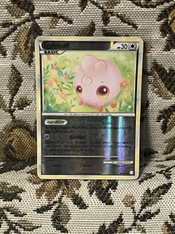 2010 Pokemon HeartGold & SoulSilver Igglybuff #44 Holo Heavy Play - Image 1