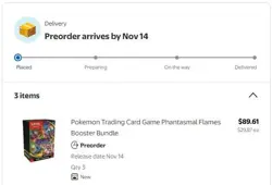 CONFIRMED PRESALE Pokemon Mega Evolution Phantasmal Flames Booster Bundle - Image 3