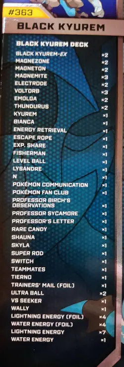 PLAY the TCG - CHEAP SHIP OPTION - Pokemon Black/White Kyurem League Battle Deck 820650802843 - Image 4