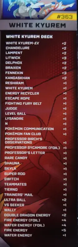 PLAY the TCG - CHEAP SHIP OPTION - Pokemon Black/White Kyurem League Battle Deck 820650802843 - Image 5