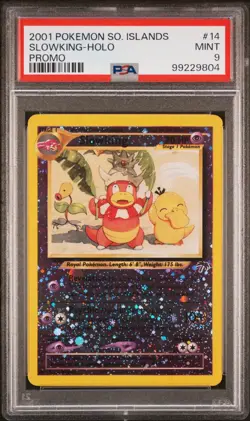 Pokemon 2001 PSA 9 MINT Slowking Holo Southern Islands Promo 14/18 - Image 1