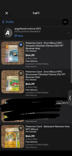 Bundle Of 4 Pokemon Miscut For Reserved Buyer - Image 1