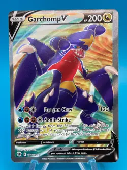 Garchomp V 178/189 Full Art Ultra Rare - 2022 SWSH10 Pokemon Astral Radiance - Image 1