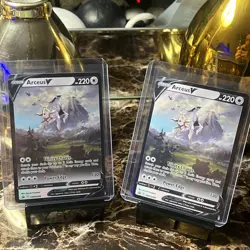 Pokemon Arceus V Promo SWSH204 NM Lot Of 2 read description - Image 1