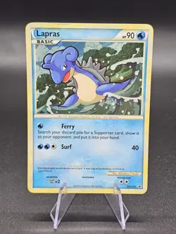 Pokemon TCG Lapras HGSS14 Holo Blackstar Promo HeartGold SoulSilver 2010 - Image 1