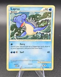 Pokemon TCG Lapras HGSS14 Holo Blackstar Promo HeartGold SoulSilver 2010 - Image 2