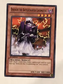 Dekoichi the Battlechanted Locomotive NM 1st Edition BP01-EN189 Yugioh! - Image 1