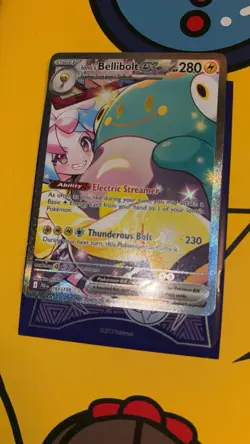 Iono's Bellibolt EX Sir 183/159 SV09 Holo Pokemon TCG Card Journey Together - Image 2