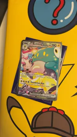 Iono's Bellibolt EX Sir 183/159 SV09 Holo Pokemon TCG Card Journey Together - Image 3