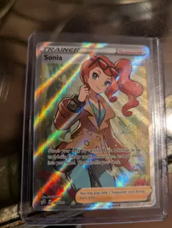 Sonia Full Art Trainer card, number 192/192, Pokemon Sword & Shield-Rebel Clash - Image 1
