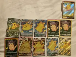 Rare Pikachu Pokemon Card Lot! Full Art, VMAX, V, Promo - Image 1