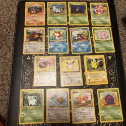 Pokemon Vintage Jungle Lot (15 Cards, Four 1st Edition) - Image 1