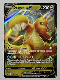 Dragonite V SWSH154 (NM) •JUMBO CARD• Sword & Shield: Black Star Promo 2021 - Image 1