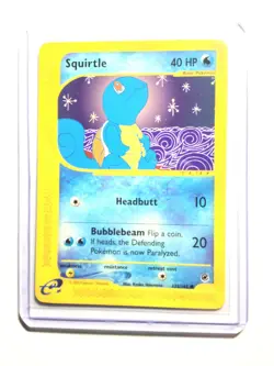 SQUIRTLE - 132/165 - Expedition Base Set - Common - Pokemon Card - NM - Image 1