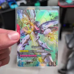Gundam Card Game Qubeley LR+ GD02-036 Dual Impact - NM - ENG - Image 2