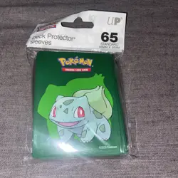 NEW BULBASAUR 65pk Pokemon Card Sleeves Ultra PRO 2022 TCG - Image 1