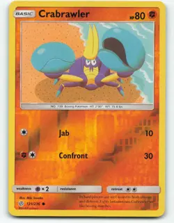 Crabrawler 121/236 Reverse Holo Pokemon card - Image 1