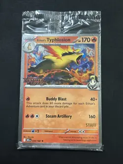 Pokemon TCG Destined Rivals Prerelease Staff Promo Cards Sealed Set of 4 - Image 1