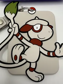 Pokemon TCG Card Display Key Chain Smeargle Chinese Sword & Shield - Image 3