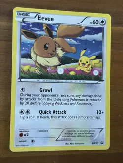 Eevee - BW97 - Pokemon Black & White Promo Ultra Rare Holo Card LP - Image 3