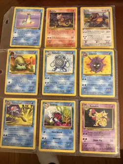 18 Pokemon Cards | 1st Edition & Unlimited | Fossil, Base Set & Jungle 1999 LP - Image 1