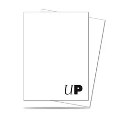 Ultra PRO 50 PRO Team Deck Protectors card sleeves White 84697 'UP' logo Magic - Image 1