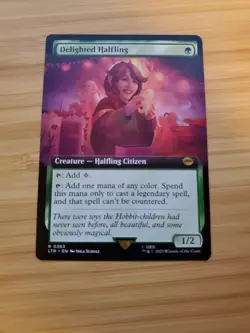 MTG Delighted Halfling (363/479) The Lord of the Rings Tales of Middle-earth NM - Image 1