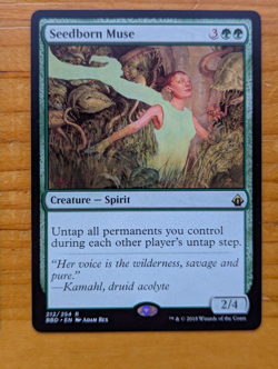 MTG Seedborn Muse, Reki the History of Kamigawa foil, NM see desc - Image 4