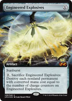 MTG Engineered Explosives - Foil - Extended Art, Ultimate Masters Box Toppers, N - Image 1