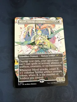 SLC Myrel, Shield of Argive Borderless MTG Encyclopedia Secret Lair Non-Foil - Image 1