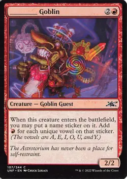 _____ Goblin C Unfinity 107 LP - Image 1