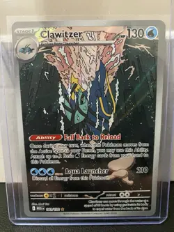 Pokemon Clawitzer Illustration Rare ME01: Mega Evolution 141/132 NM - Image 1