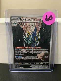 Pokemon Clawitzer Illustration Rare ME01: Mega Evolution 141/132 NM - Image 3
