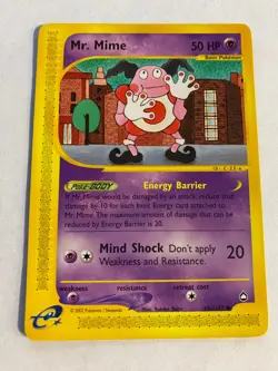 Mr.Mime 95a/147 Pokemon Aquapolis Unlimited 2002 Non-Holo NM box-S6 - Image 1