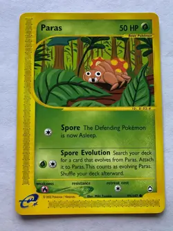 Paras 99/147 Pokemon Aquapolis Unlimited 2002 Non-Holo NM box-S6 - Image 1