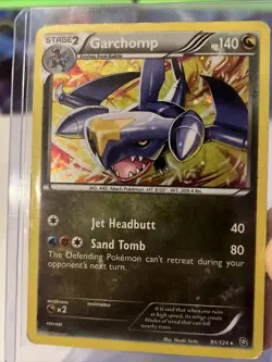 Pokemon TCG Garchomp Dragons Exalted 91 Holo Cosmos Holo Rare HP - Image 1
