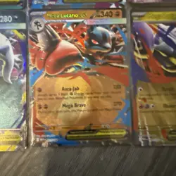 Pokemon Mega Evol MEGA EX Lot x9; mega Lucario, mega latias, mega absol, etc. - Image 3